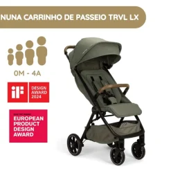 Nuna Carrinho de Bebé Trvl Lx - Pine