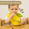 Oli & Carol Taça e Colher em Madeira Limão