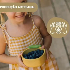 Oli & Carol Taça e Colher em Madeira Limão