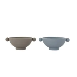 OYOY - Pack 2 Taças - Dusty Blue / Clay