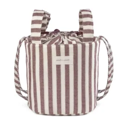 Pasito a Pasito Bolsa Bucket Cherry Rayas