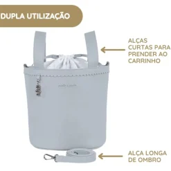 Pasito a Pasito Bolsa Bucket Icon Cream