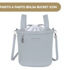 Pasito a Pasito Bolsa Bucket Icon Caramel