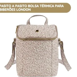 Pasito a Pasito Bolsa Térmica para Biberões London - Animal Print