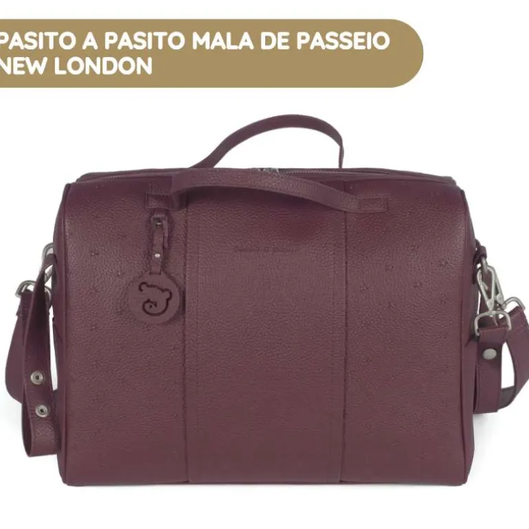 Pasito a Pasito Mala de Passeio New London - Cherry