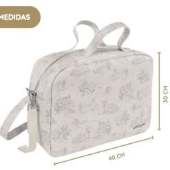 Pasito a Pasito Mala de Passeio Toile de Jouy - Cream