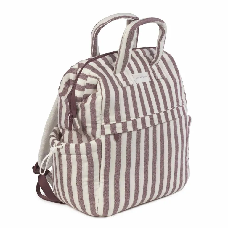 Pasito a Pasito Mochila Cherry Rayas
