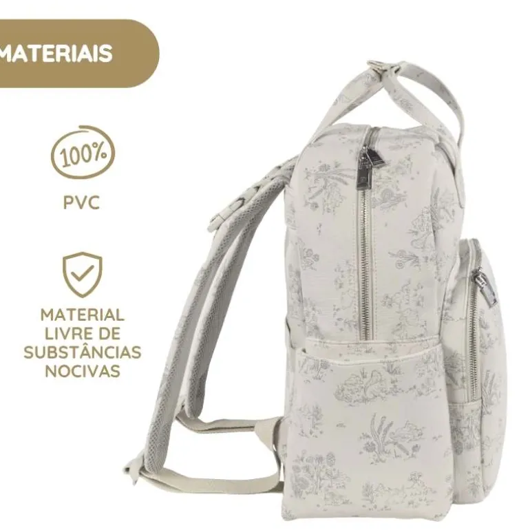 Pasito a Pasito Mochila Toile de Jouy - Cream