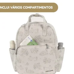 Pasito a Pasito Mochila Toile de Jouy - Cream