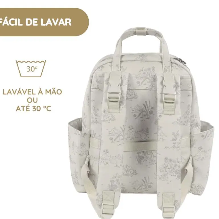 Pasito a Pasito Mochila Toile de Jouy - Cream