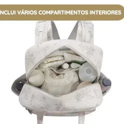 Pasito a Pasito Mochila Toile de Jouy - Cream