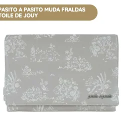 Pasito a Pasito Muda Fraldas Toile de Jouy - Forest