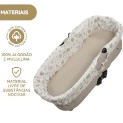 Pasito a Pasito Nara Conjunto Capa + Lençol para Alcofa
