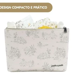 Pasito a Pasito Necessaire Toile de Jouy - Cream