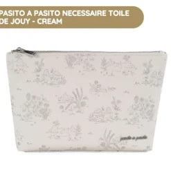 Pasito a Pasito Necessaire Toile de Jouy - Cream
