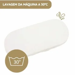 Pasito a Pasito Pack 2 Lençóis Ajustáveis para Alcofa Cherry Rayas