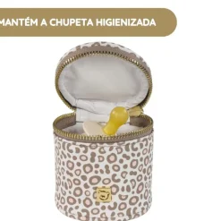 Pasito a Pasito Porta Chupetas London - Animal Print