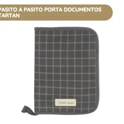 Pasito a Pasito Porta Documentos Tartan