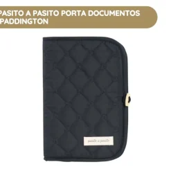 Pasito a Pasito Porta Documentos Paddington - Negro