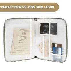 Pasito a Pasito Porta Documentos Toile de Jouy - Forest