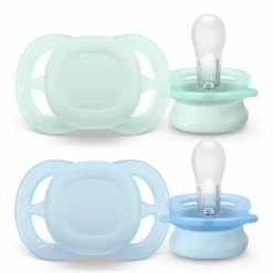 Philips Avent 2 Chupetas 0-2M Ultra Start Lisa - Menino