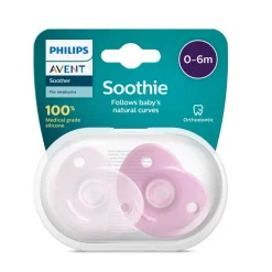 Philips Avent - 2 Chupetas - Soothie 0-6 - Menina