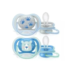 Philips Avent - 2 Chupetas - Ultra Air - Deco - 6-18 M - Menino