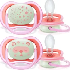 Philips Avent - 2 Chupetas - Ultra Air - NT – 6-18 M - Menina
