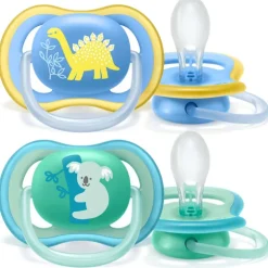 Philips Avent - 2 Chupetas - Ultra Air 18m+ - Menino