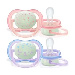 Philips Avent - 2 Chupetas - Ultra Air – NT - 0-6 M - Menina