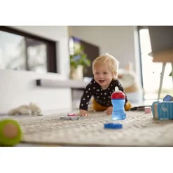 Philips Avent Copo de Aprendizagem Bico Macio - 300 ml. - Azul/Vermelho