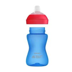 Philips Avent Copo de Aprendizagem Bico Macio - 300 ml. - Azul/Vermelho