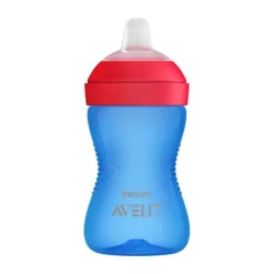 Philips Avent Copo de Aprendizagem Bico Macio - 300 ml. - Azul/Vermelho