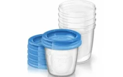 Philips Avent 5 Copos Reutilizáveis 180 ml + 5 Tampas