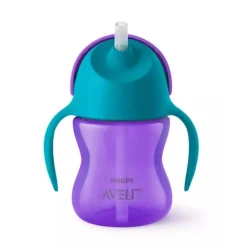 Philips Avent Magic Cup 200 ml. Palha com Asas - 9m+ Lilás e Azul