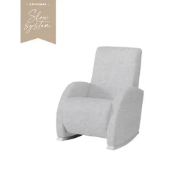 Poltrona de Amamentação Confort Slow System da Micuna - Branco Soft Grey