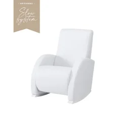 Poltrona de Amamentação Confort Slow System da Micuna - Branco Polipele Branco