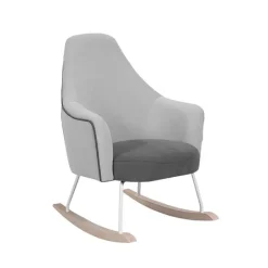 Poltrona de Amamentação Moom da Micuna - Waterwood Babybacter Grey