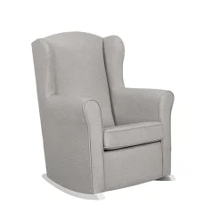 Poltrona de Amamentação Nanny Slow System da Micuna - Branco Soft Grey