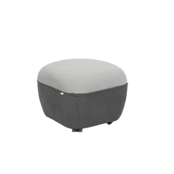 Puff Moom para Poltrona de Amamentação da Micuna - Babybacter Grey