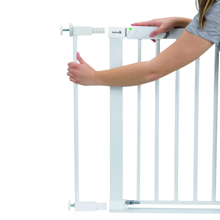 Safety 1st Extensão p/ Barreira de Segurança Flat Step, Auto Close & Easy Close 7cm - White