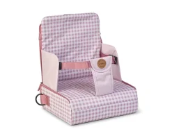 Saro Cadeira de refeição portátil - Vichy Rose