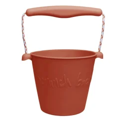 Scrunch - Balde de Praia em Silicone - Rust (Teja)