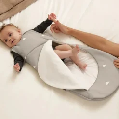 SnuzPouch Saco de dormir 0-6 meses Tog 0.5 - Grey Cloud