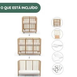 Stokke Berço e Cama Nighti - Natural