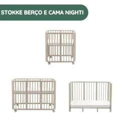 Stokke Berço e Cama Nighti - Vanilla White