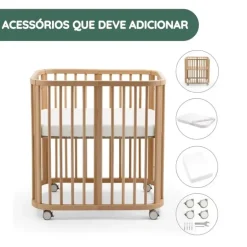 Stokke Berço Nighti Mini - Natural