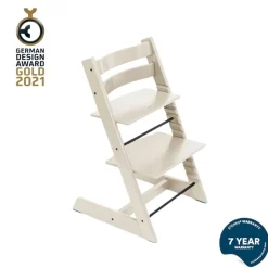 Stokke Bundle Cadeira Tripp Trapp + Baby Set + Espreguiçadeira - Vanilla White