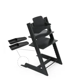 Stokke Bundle Cadeira Tripp Trapp + Baby Set + Tabuleiro - Black