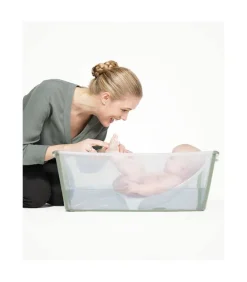 Stokke Flexi Bath Banheira - Transparente & Verde